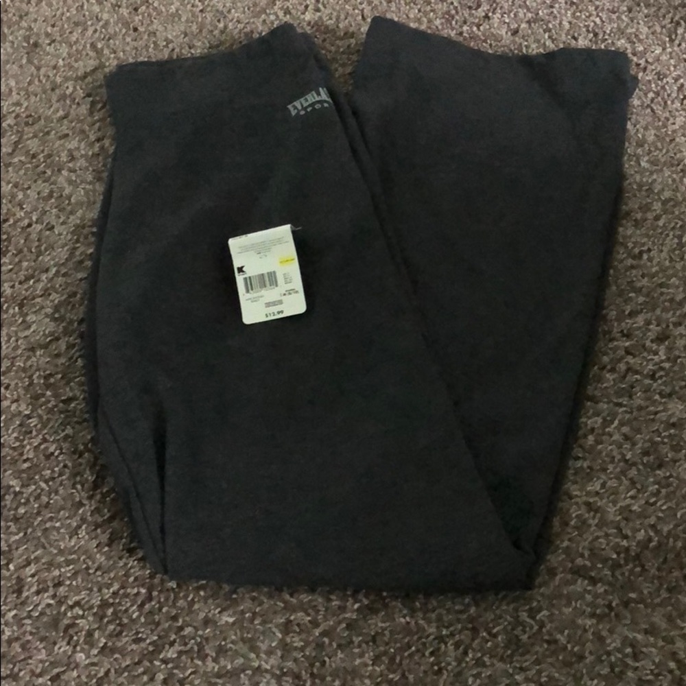 Dark Gray Everlast Sport Yoga Pants Leggings New